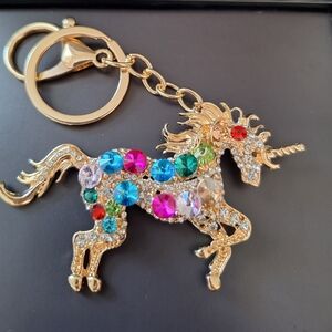 Stunning Unicorn Purse Charm Keychain #2